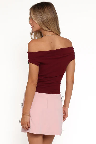 Embellished Bow Mini Skirt in Pink